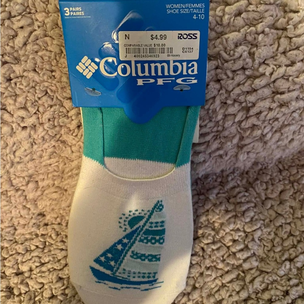 Columbia PFG No Show Women's Socks